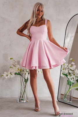 Puuderroosa lõpukleit Chloe