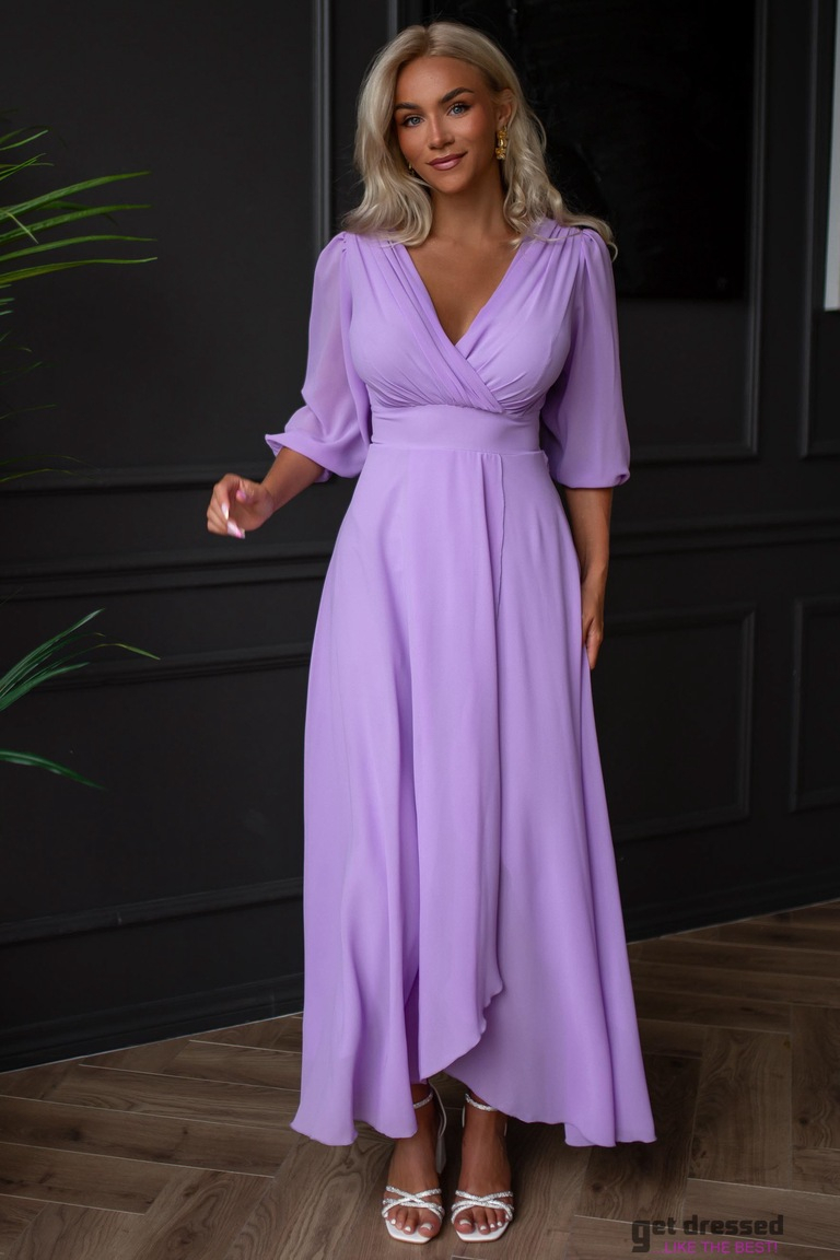 Lavendlililla maksikleit Sädely