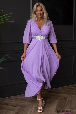 Lavendlililla maksikleit Sädely