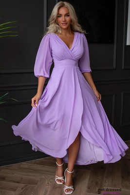 Lavendlililla maksikleit Sädely