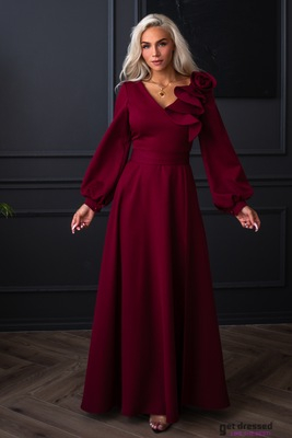 Tumepunane maksikleit Elisabeth