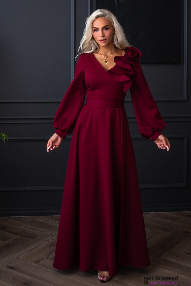 Tumepunane maksikleit Elisabeth