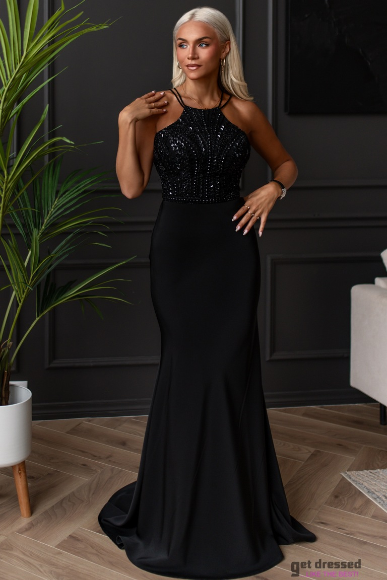 Black evening dress Gerlin