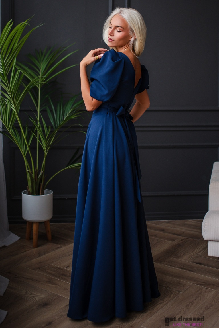 Navy blue maxi dress Deborah