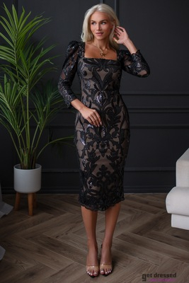 Black sequin dress Rosa