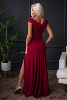 Burgundy red maxi dress Jameelia