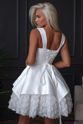 White prom dress Madrid