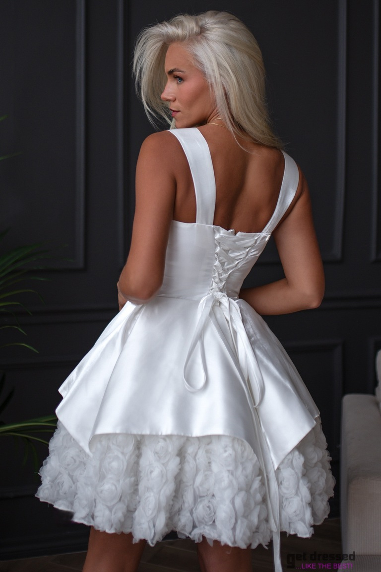 White prom dress Madrid
