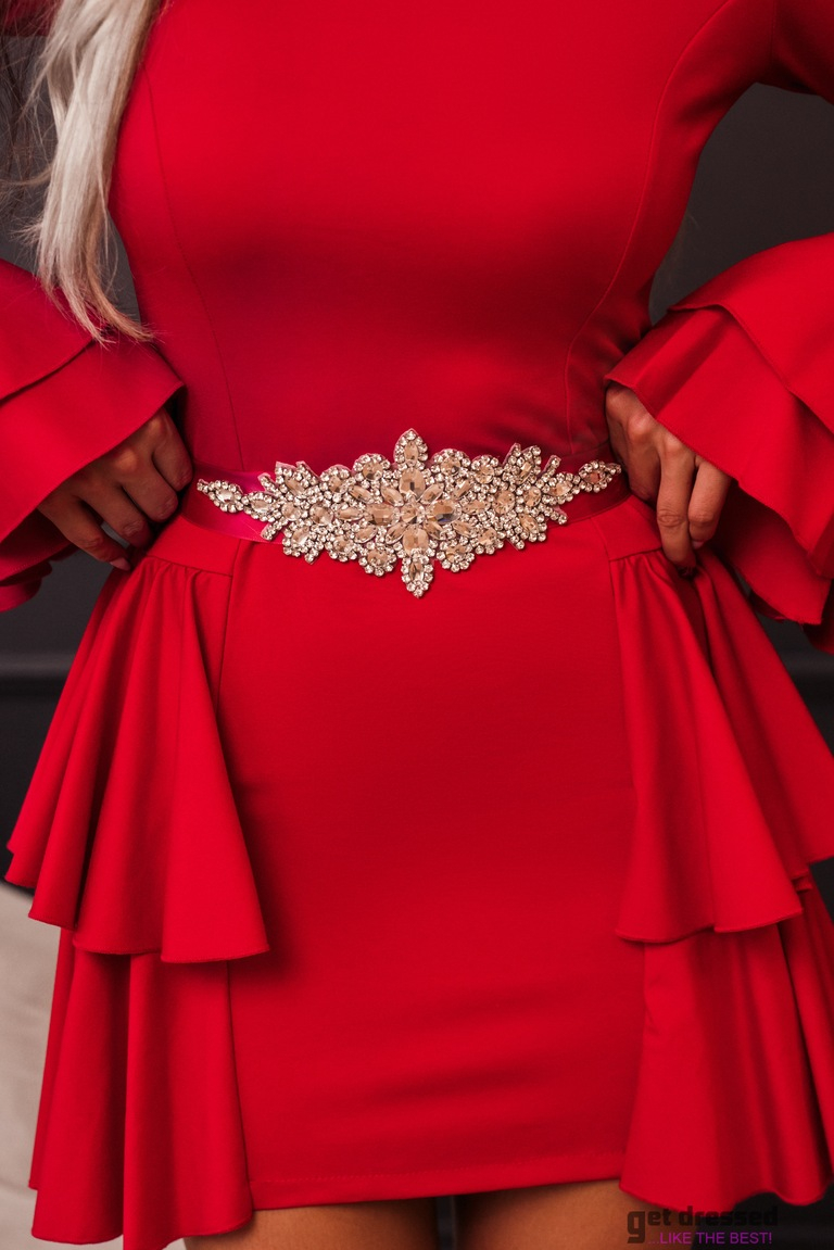 Punase paelaga kristallvöö