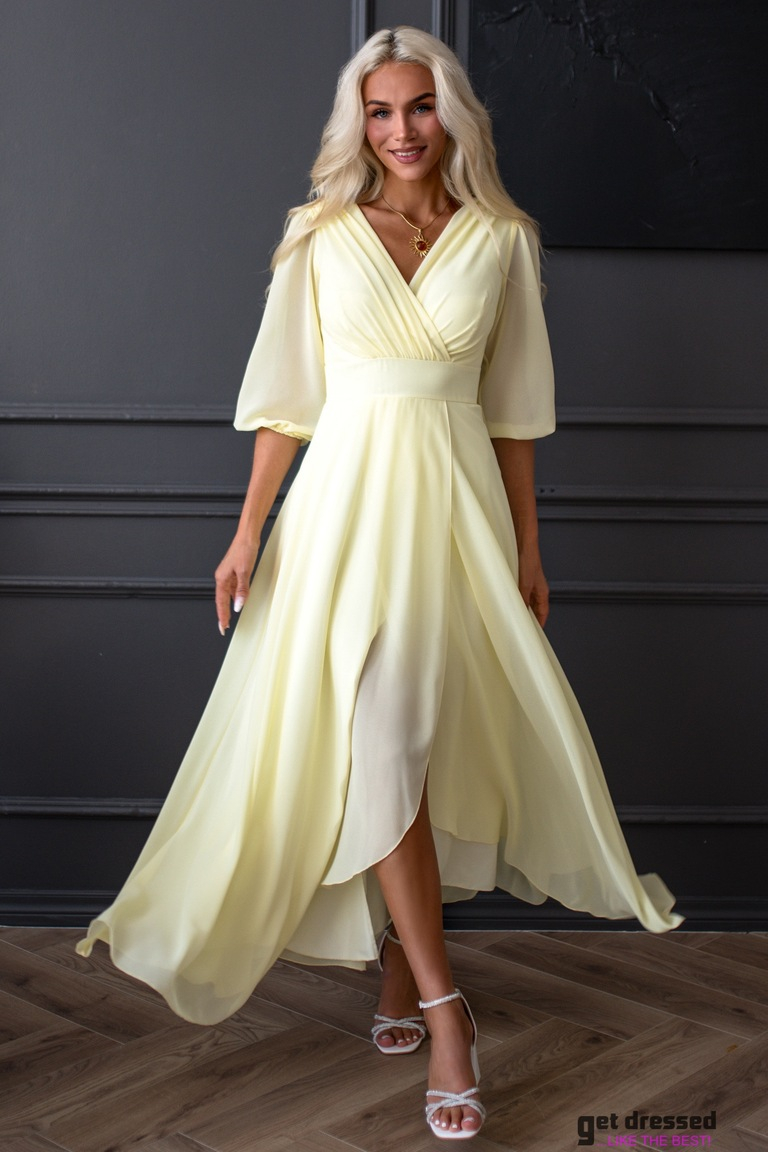 Yellow maxi dress Sädely