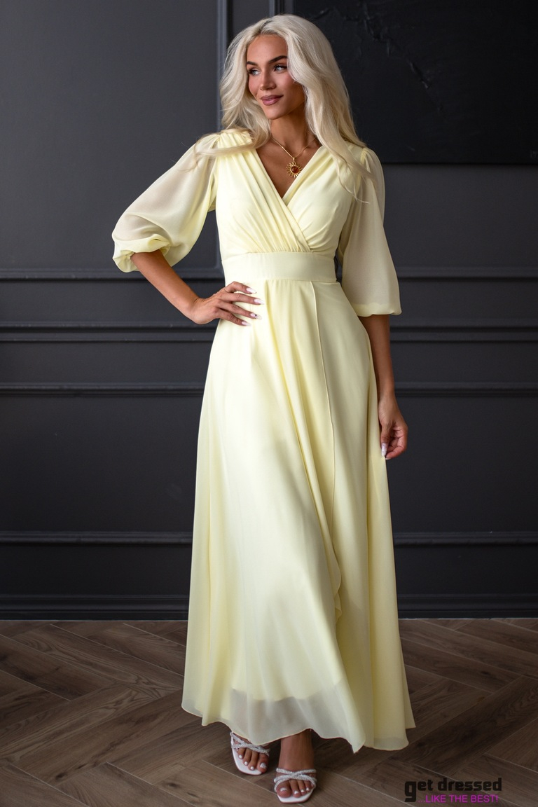 Yellow maxi dress Sädely