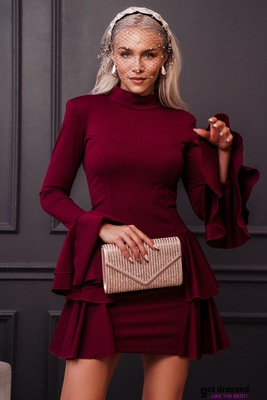 Roosakas kuldne ümbrik peokott