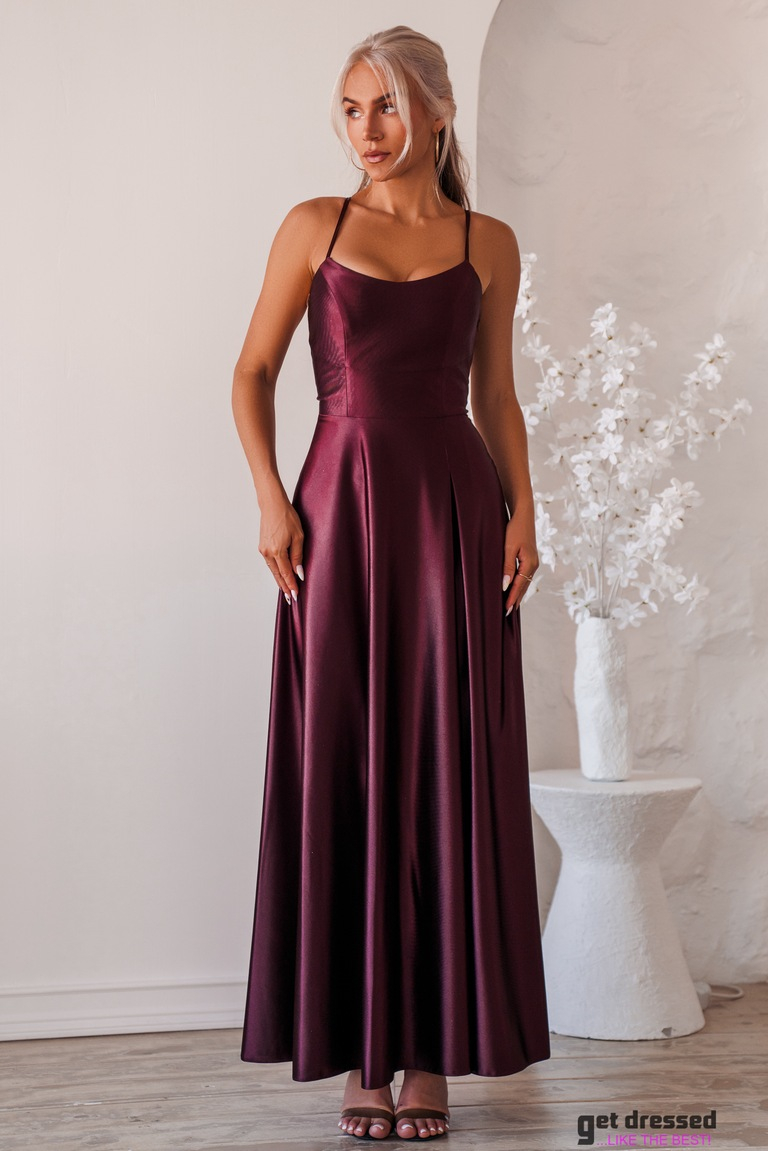 Prom Dress Maria – Chestnut Red