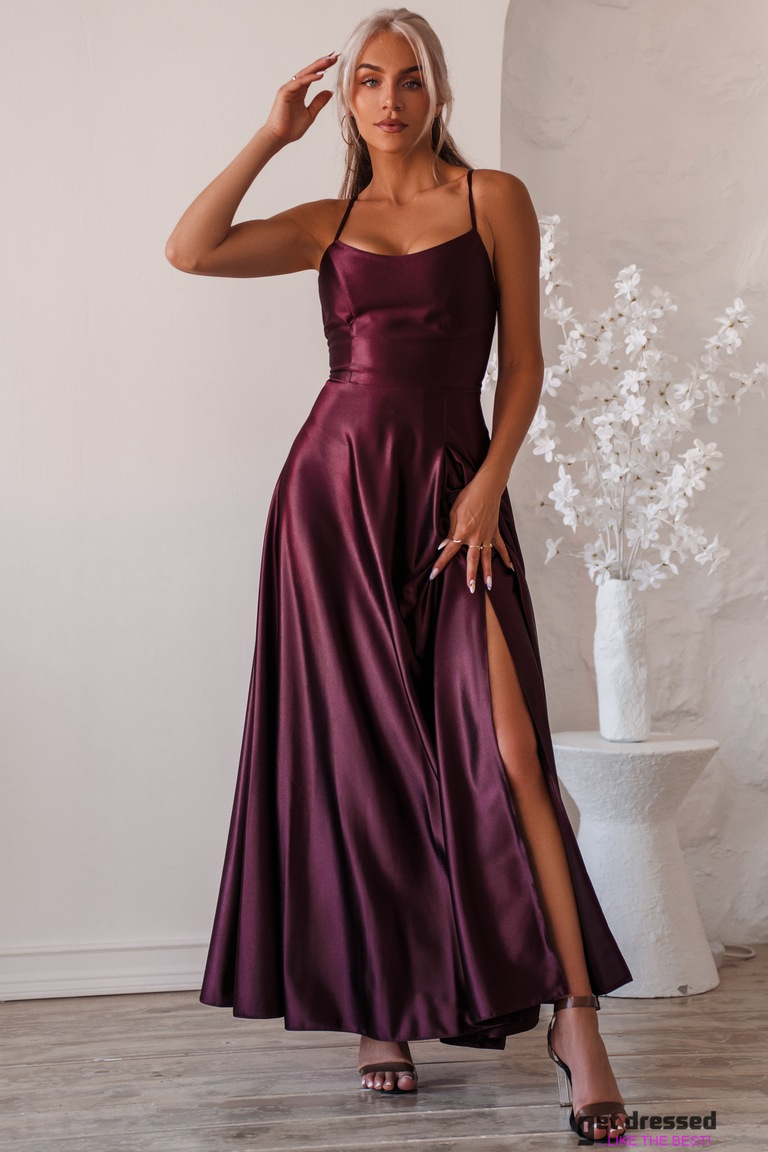 Prom Dress Maria – Chestnut Red