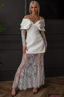 Pidulik kleit Melissa – Kreemvalge