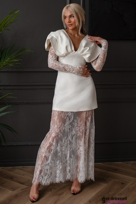 Pidulik kleit Melissa – Kreemvalge