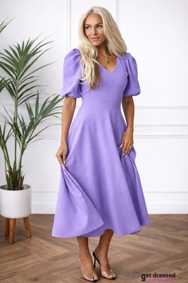 Midikleit Deborah II – Lavendlililla