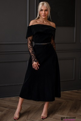 Pidulik Kleit Kaylee – Must