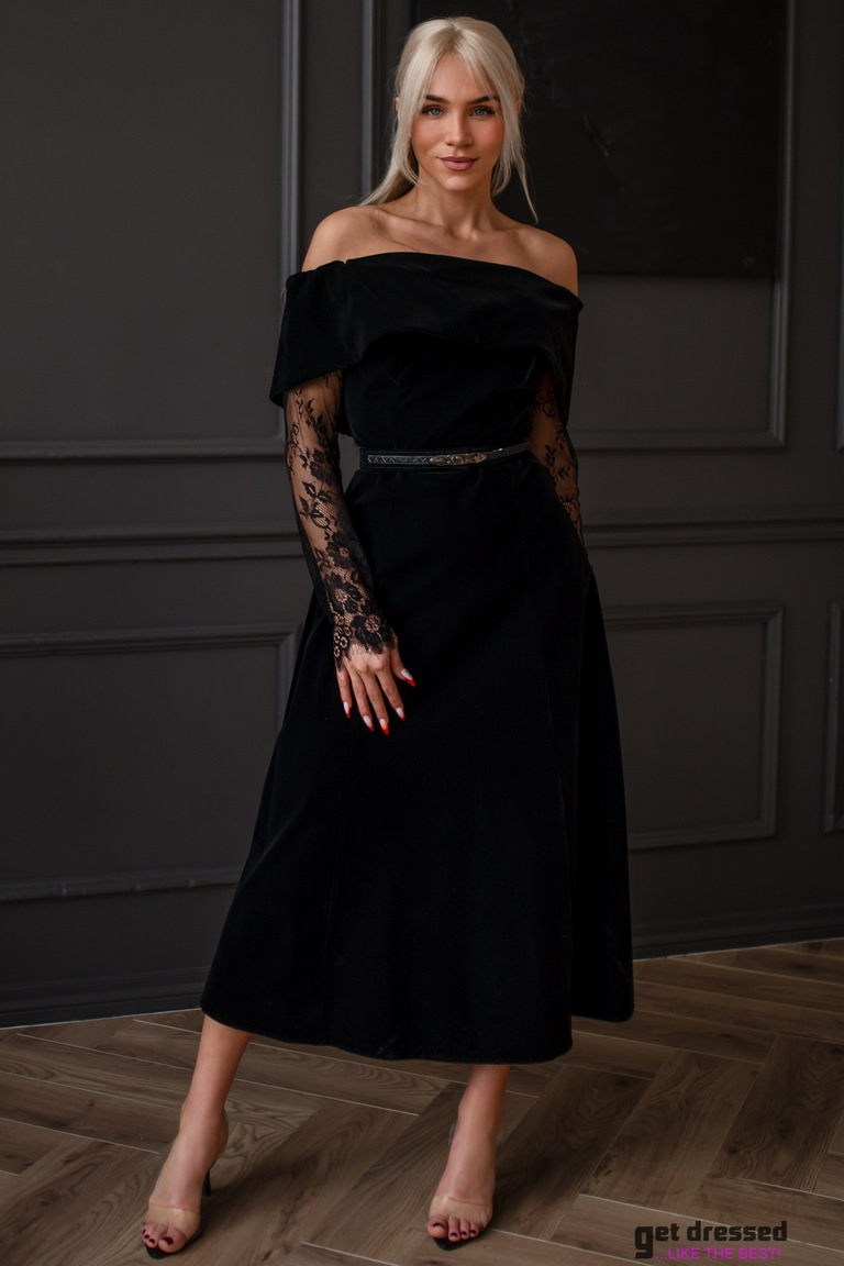 Pidulik Kleit Kaylee – Must