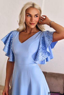 Maxi Dress Zara – Light Blue