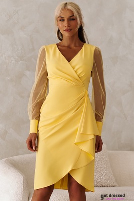 Midikleit Samantha – Kollane