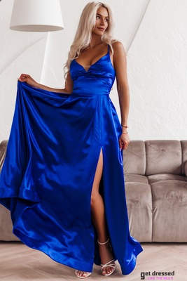 Maksikleit Britt – Sinine satiin