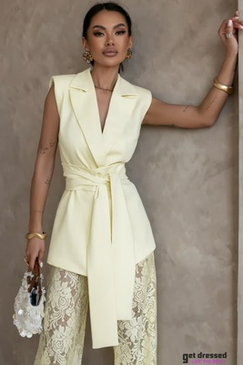 Yellow Trouser Suit Mammu