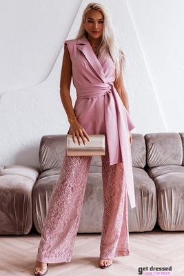 Mammu Trouser Suit – Dusty Pink