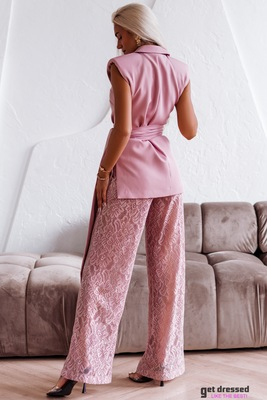 Mammu Trouser Suit – Dusty Pink