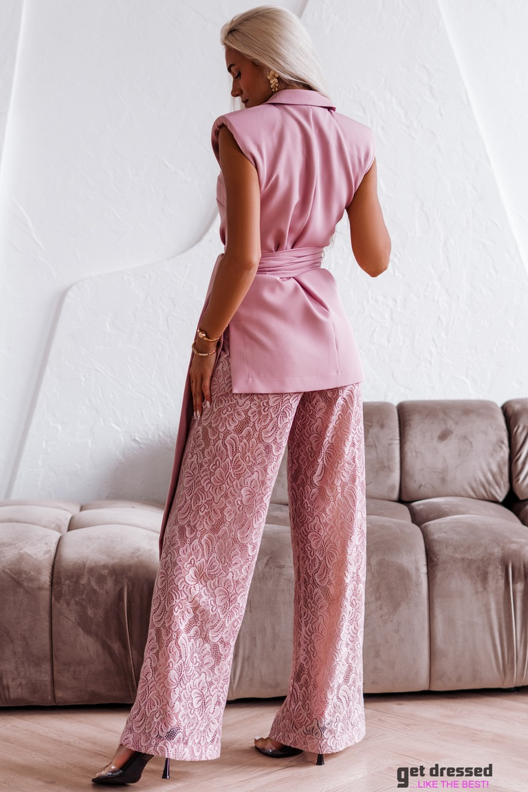 Mammu Trouser Suit – Dusty Pink