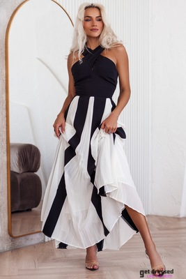 Maksikleit Esther – Must/valge