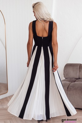 Maksikleit Esther – Must/valge