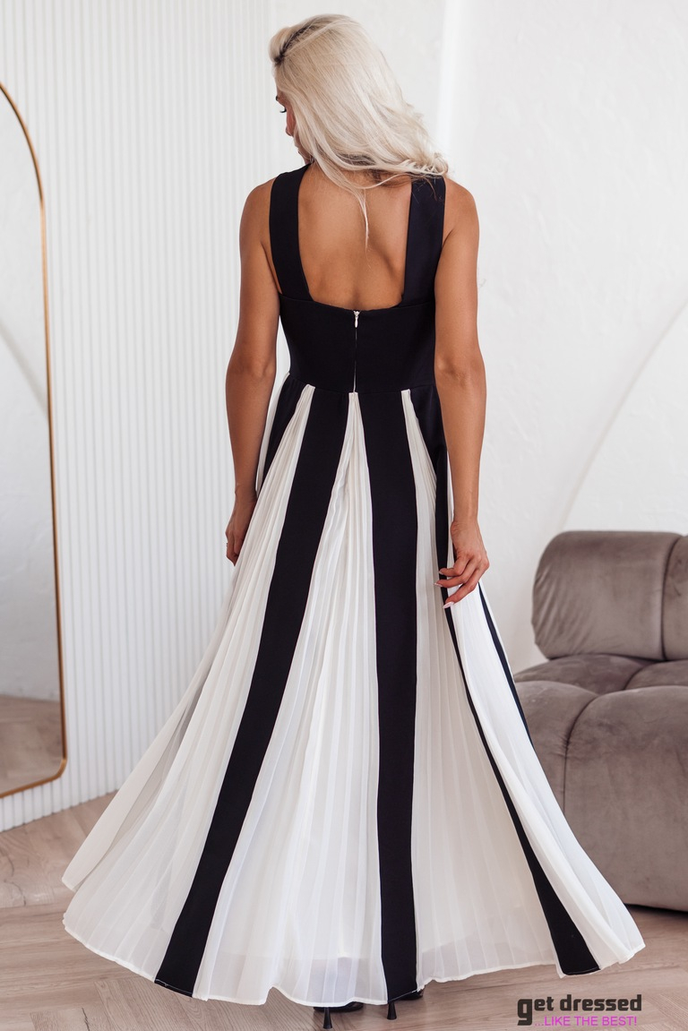 Maksikleit Esther – Must/valge