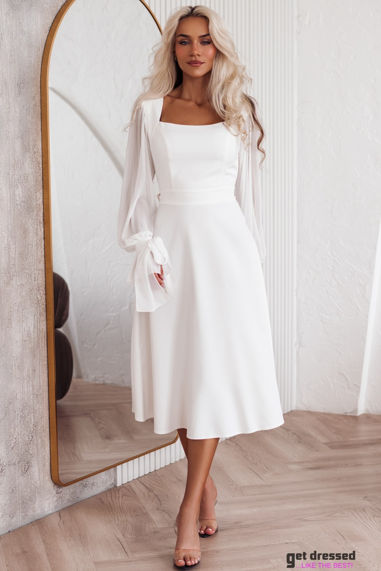Midikleit Roosi – Valge