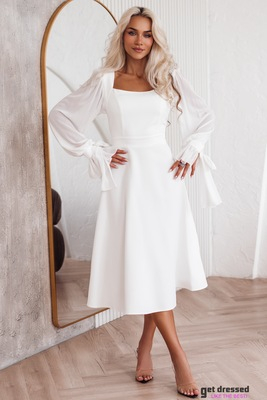 Midikleit Roosi – Valge