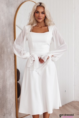 Midikleit Roosi – Valge