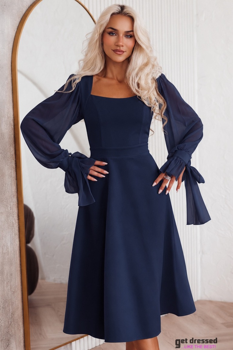 Midikleit Roosi – Tumesinine