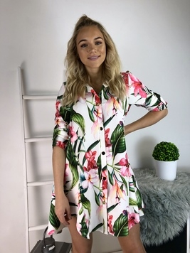 Lilleline A-lõikeline shirt-dress