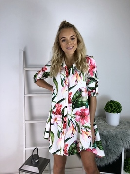 Lilleline A-lõikeline shirt-dress