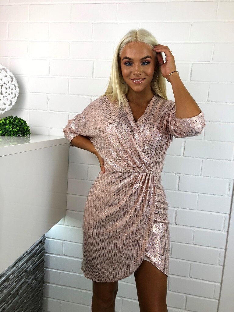 Rose Gold litritega hõlmikkleit