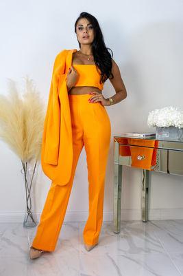 Oranz 3osaline ülikond 